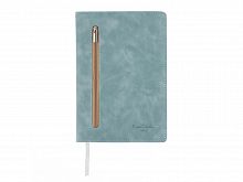 Записная книжка Pierre Cardin голубая, 14 х 20,5 см