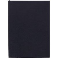 Ежедневник Flat Light, недатированный, иссиня-черный