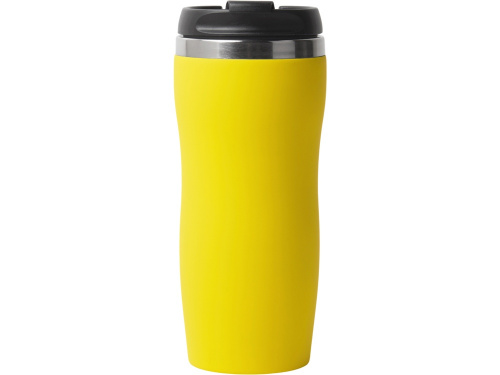 Термокружка Double wall mug C1, soft touch, 350 мл, желтый фото 3 Термокружка Double wall mug C1, soft touch, 350 мл, желтый фото 3