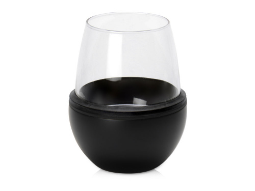 Тумблер для вина WINE KUZIE, черный (P) фото 5