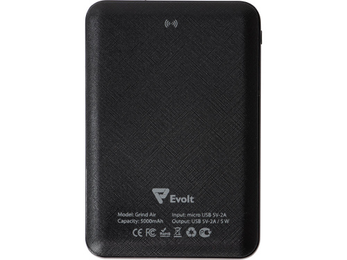 Беспроводной внешний аккумулятор Grind Air v. 2, 5000 mAh фото 4 Беспроводной внешний аккумулятор Grind Air v. 2, 5000 mAh фото 4